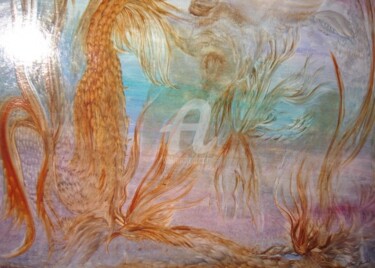Peinture intitulée "Voyages" par Marie-Louise Trichet, Œuvre d'art originale, Huile Monté sur Carton