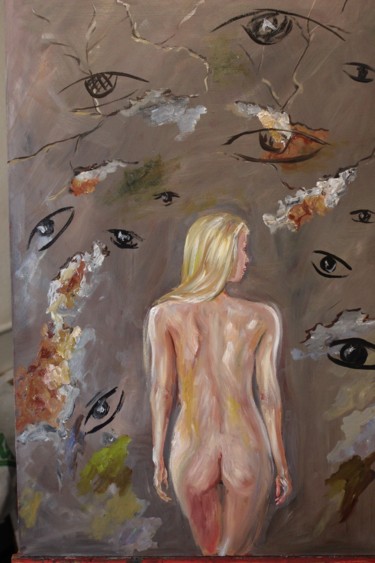 Painting titled "conscious and uncon…" by Margarita Makarova, Original Artwork, Oil