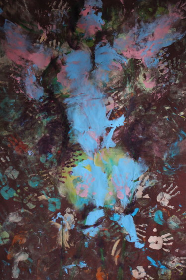 Malerei mit dem Titel "Мокрые краски души" von Margarita Makarova, Original-Kunstwerk, Acryl