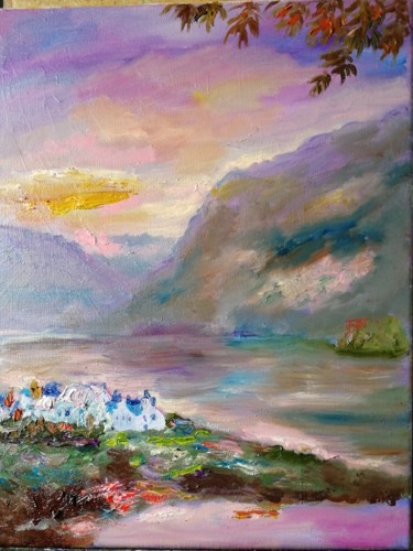 Картина под названием "Море" - Margarita Makarova, Подлинное произведение искусства, Масло