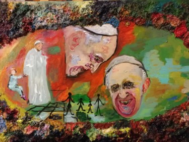 Картина под названием "Ватикан" - Margarita Makarova, Подлинное произведение искусства, Масло