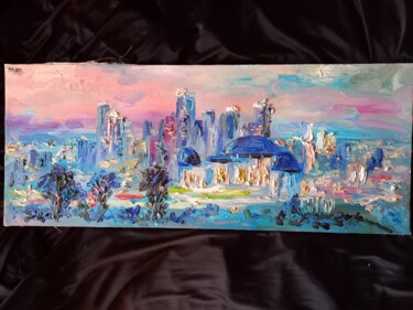 Painting titled "Los Angeles" by Margarita Makarova, Original Artwork, Oil