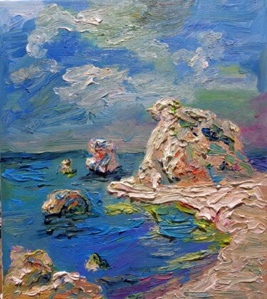Pittura intitolato "Cyprus" da Margarita Makarova, Opera d'arte originale, Olio