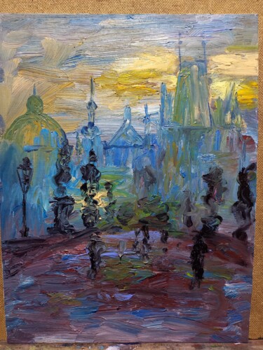 Pintura intitulada "#charlesbridge #Pra…" por Margarita Makarova, Obras de arte originais, Óleo