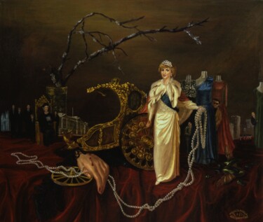 Painting titled "Princess Diana. Life" by Margarita Makarova, Original Artwork, Oil
