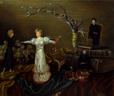 Peinture intitulée "Princess Diana. Lon…" par Margarita Makarova, Œuvre d'art originale, Huile