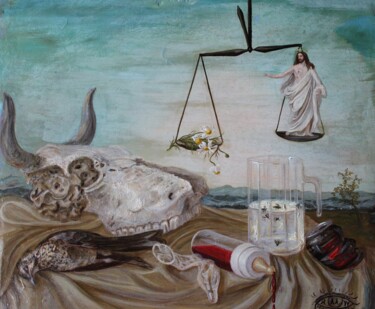 Картина под названием "god4" - Margarita Makarova, Подлинное произведение искусства, Масло