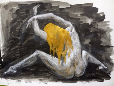 Рисунок под названием "Упражнения" - Margarita Makarova, Подлинное произведение искусства, Карандаш
