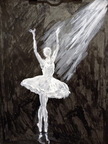 Рисунок под названием "На сцене" - Margarita Makarova, Подлинное произведение искусства, Чернила