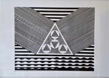 Drawing titled "Untitled" by Mmm, Original Artwork, Marker