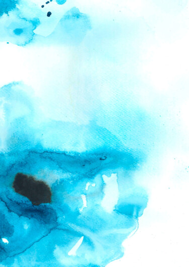Digital Arts titled "Abstract Watercolou…" by Mnstudio, Original Artwork, Digital Painting
