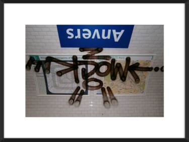 "Anvers" Réhaussement Argent pur Photographie intitulée ""Anvers" Réhausseme…" par ⭐Mock⭐, Œuvre d'art originale, Photographie argentique Monté sur Aluminium