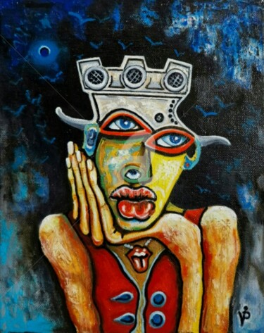"Portrait of Mick Ja…" başlıklı Tablo Modern Art tarafından, Orijinal sanat, Petrol
