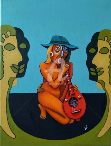"Music" başlıklı Tablo Modern Art tarafından, Orijinal sanat, Petrol