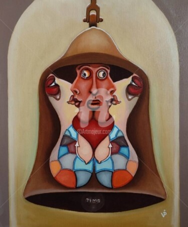 Картина под названием "Human sins" - Modern Art, Подлинное произведение искусства, Масло