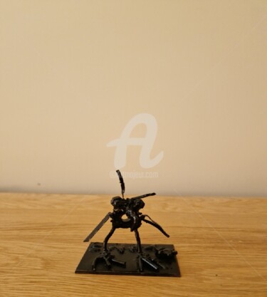 Sculpture titled "Mosquito" by Modern Art, Original Artwork, Metals