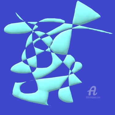 Arts numériques intitulée "chess-5d" par Akdj, Œuvre d'art originale, Modélisation 3D