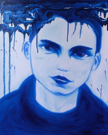 Peinture intitulée "Comme un garçon" par Modka, Œuvre d'art originale, Huile