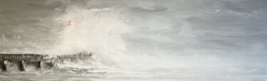 Peinture intitulée "Les sables d'olonne…" par Mof, Œuvre d'art originale, Acrylique