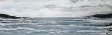 Peinture intitulée "White wind" par Mof, Œuvre d'art originale, Acrylique