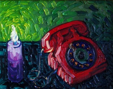 Painting titled "THE CALL" by Pat Moffatt, Original Artwork