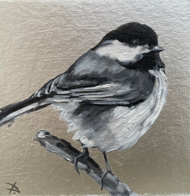 Картина под названием "Bird" - Даша Могилева, Подлинное произведение искусства, Масло