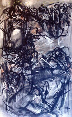 Painting titled ""Gestes et mouvemen…" by Mohamed Barrak, Original Artwork