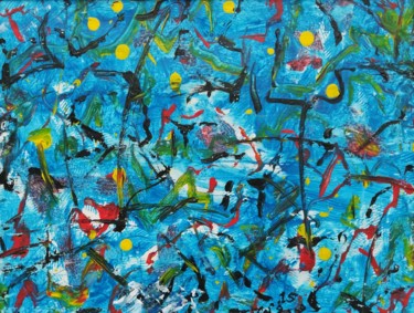 Peinture intitulée "Symboles algériens" par Mohamed Ferkous, Œuvre d'art originale, Acrylique