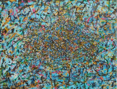 Peinture intitulée "Rêve de l 'ordre da…" par Mohamed Ferkous, Œuvre d'art originale, Acrylique