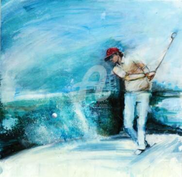 Painting titled "golfista.jpg" by Mcreacion, Original Artwork