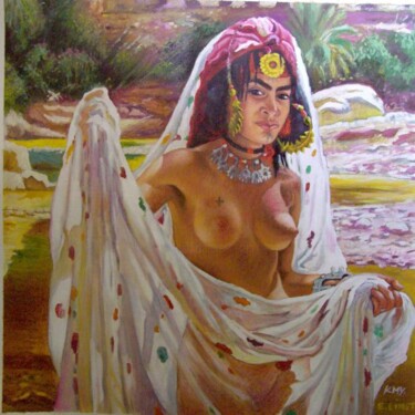 Peinture intitulée "raoucha" par Mohamed Yazid Kaddouri, Œuvre d'art originale