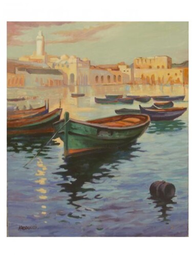 Painting titled "amirauté d'alger" by Mohamed Yazid Kaddouri, Original Artwork