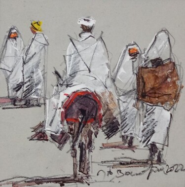 Dessin intitulée "DESSIN 2023" par Mohammed Bouafia, Œuvre d'art originale, Crayon