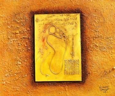 Peinture intitulée "porte bonheur" par Mohammed El Frayji, Œuvre d'art originale