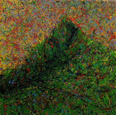 Peinture intitulée "Kinabalu Spirit Ser…" par Mohd Farit Azamuddin Musa, Œuvre d'art originale, Acrylique