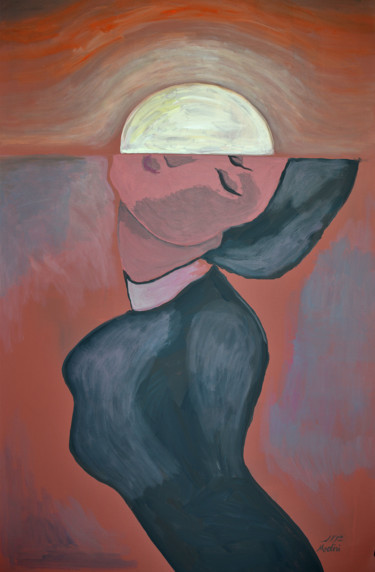 Painting titled "Sunrise 2" by Mohsen Modiri, Original Artwork, Acrylic
