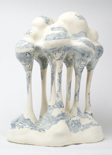 Scultura intitolato "Veil" da Molly Peacock, Opera d'arte originale, Ceramica