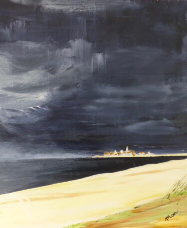 Pintura titulada "Avant l'orage" por Môm, Obra de arte original, Oleo
