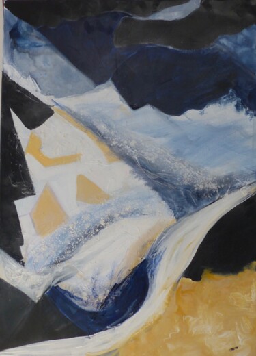 Peinture intitulée "Glacier 1  #artists…" par Môm, Œuvre d'art originale, Acrylique