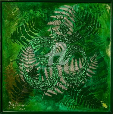 Painting titled "Om 34/108 - Om shan…" by Mona Bessaa, Original Artwork, Acrylic