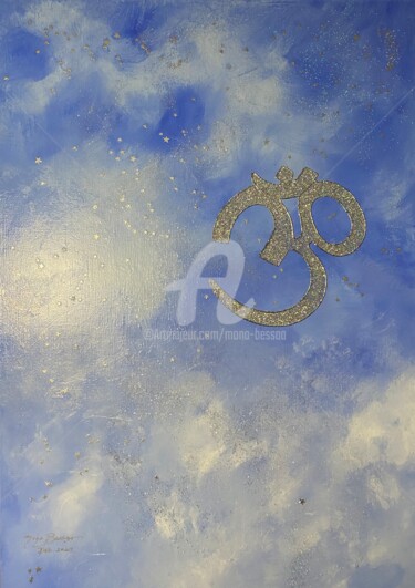 Malerei mit dem Titel "Om 44/108 - In the…" von Mona Bessaa, Original-Kunstwerk, Acryl