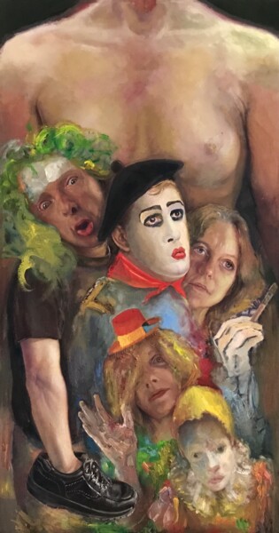Malarstwo zatytułowany „Und der Mensch nann…” autorstwa Mona Dia, Oryginalna praca, Olej