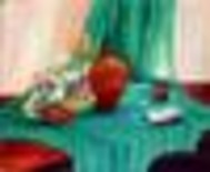 Peinture intitulée "sur la table" par Mona, Œuvre d'art originale