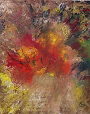 Pintura titulada "Ardeur" por Mona Roussette, Obra de arte original