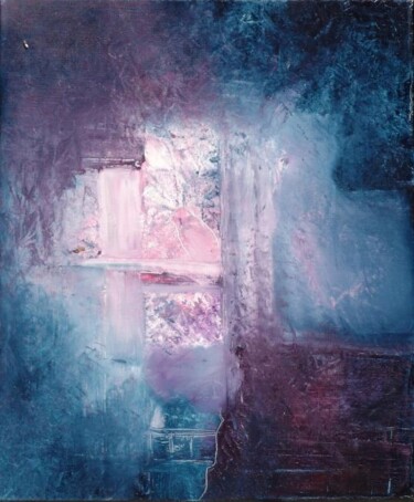 Painting titled "Chant à l'aube" by Mona Roussette, Original Artwork