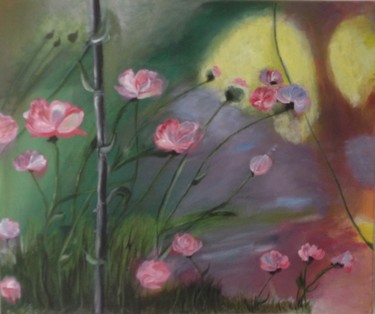 Painting titled "Sunlight" by Monagaya, Original Artwork, Acrylic