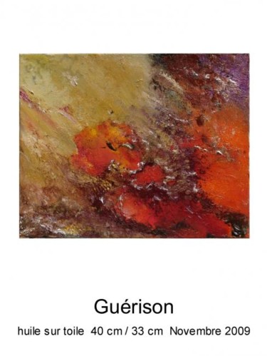 Painting titled "Guérison" by Monaroussette, Original Artwork