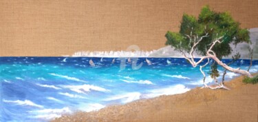 Peinture intitulée "BEAUTE OCEANE. ( Rh…" par Monelle, Œuvre d'art originale
