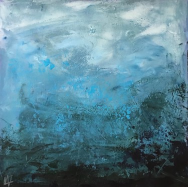 Painting titled "Breathing Underwater" by Monica Callaghan, Original Artwork, Oil