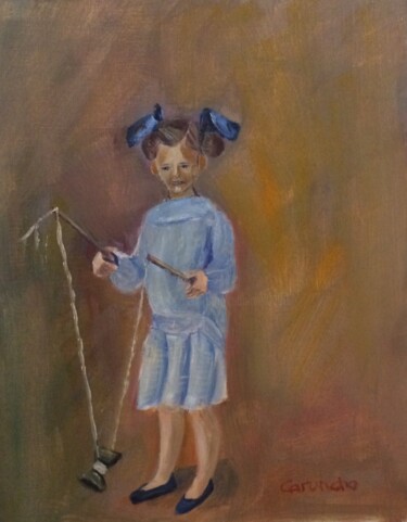 Painting titled "Año 1930" by Mónica Caruncho Fontela, Original Artwork, Oil